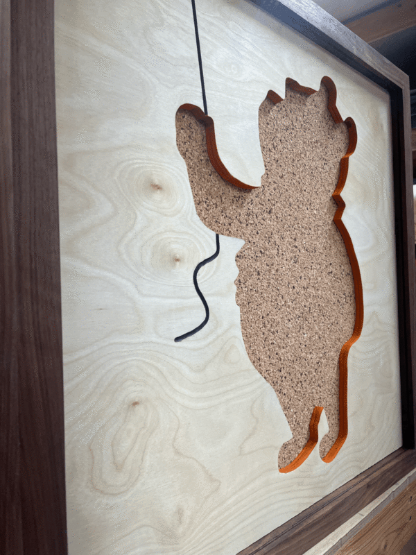 Disney Inspired Pin Display Shadowbox (Winnie the Pooh), Corkboard, Cork Display